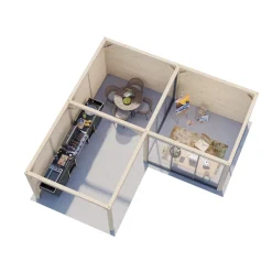 Uterum Palmako Bianca 24,9 m2 Set 511 Slide Plus