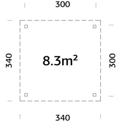 Uterum Palmako Lenna 8,3 m2