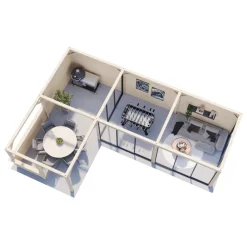 Uterum Palmako Lenna 33,2 m2 Set 721 Slide Plus