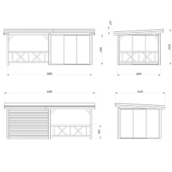 Uterum Palmako Lenna 16,6 m2 Set 404 Slide