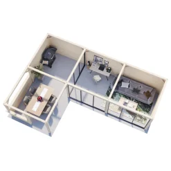 Uterum Palmako Lenna 33,2 m2 Set 720 Slide Plus