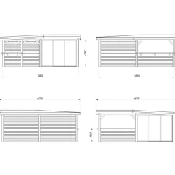 Uterum Palmako Lenna 24,9 m2 Set 410 Slide