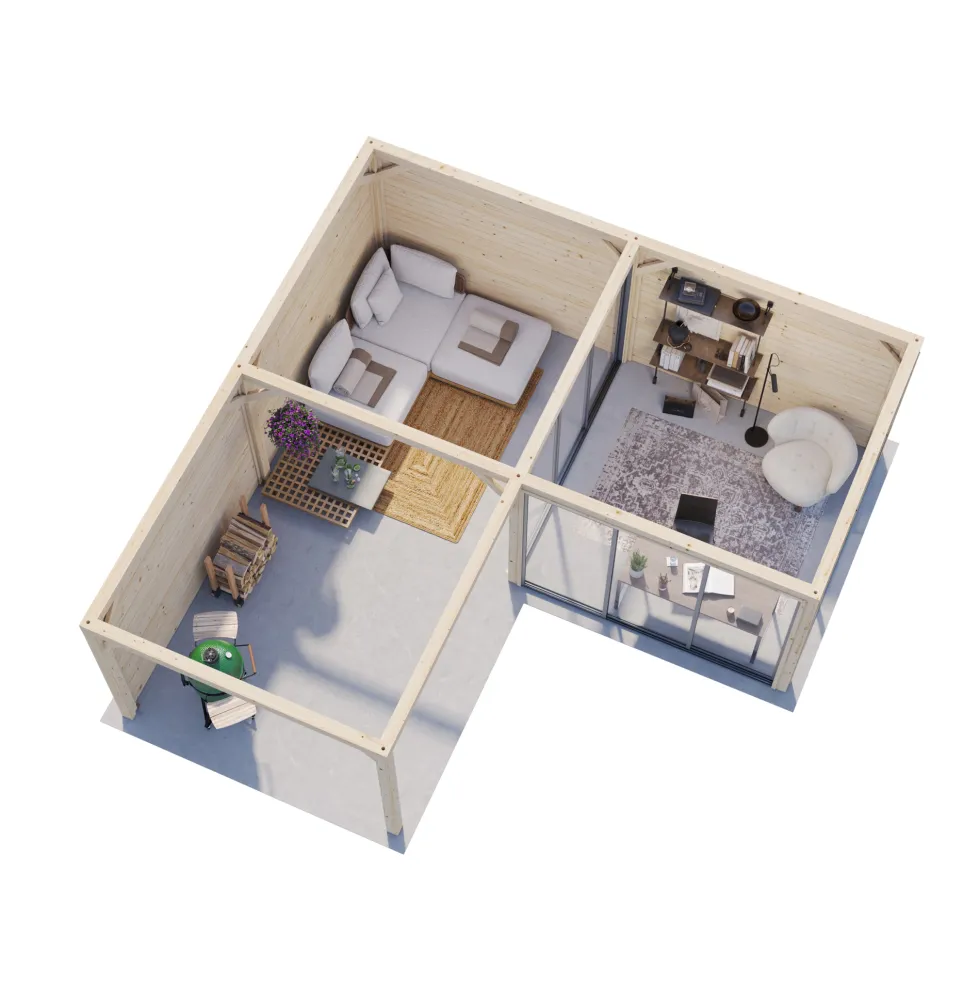 Uterum Palmako Lenna 24,9 m2 Set 712 Slide Plus