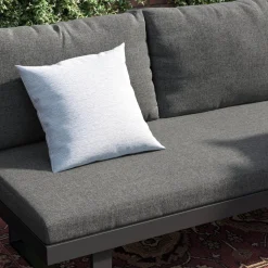 Utesoffa deNoord Samira Fällbar Utesoffa med soffbord - Solsäng i aluminium