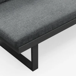 Utesoffa deNoord Samira Fällbar Utesoffa med soffbord - Solsäng i aluminium