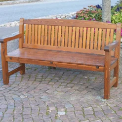Utesoffa Eden Wood Kattvik 3-sitsVit