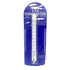 Utetermometer Termometerfabriken Viking Silver