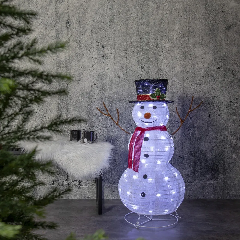 Utomhusdekoration Star Trading Tecidy Snög LVH: 900 mm