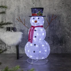 Utomhusdekoration Star Trading Tecidy Snög LVH: 900 mm