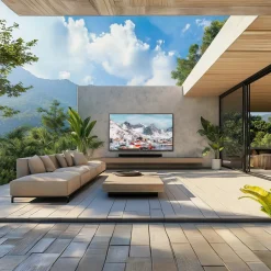 Utomhus TV Sylvox Cinema Pro 120Hz Helio QLED 75tum