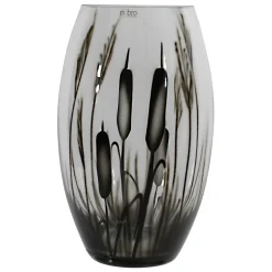 Vas Nybro Crystal Kaveldun Konvex 20 cm