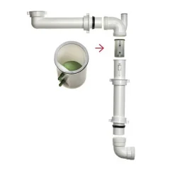 Vattenlås Lavabo Reginox Panama för Tvättställ