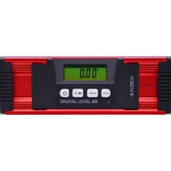 Vattenpass Futech DL20 Digitalt med Magnet 20 cm Med Väska