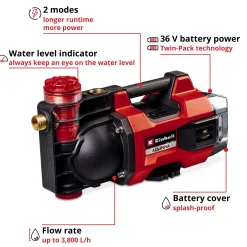 Vattenpump Einhell Aquinna 36/38 F LED