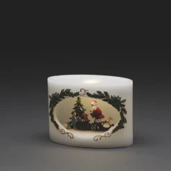 Vaxljus Gnosjö Konstsmide Tomte och Barn LED