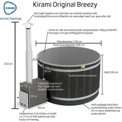 Vedeldad Badtunna Kirami Breezy M CULTFärg kar: LightGray