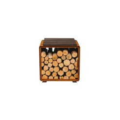 Vedförvaring GrillSymbol Cortenstål Enzo Rack S
