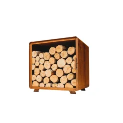 Vedförvaring GrillSymbol Cortenstål Enzo Rack S