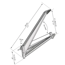Ventilationskit Canopia by Palram för Växthus, Aluminium med Automatisk Temperaturkontroll