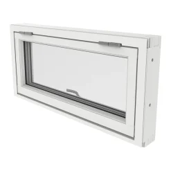 Överkantshängt Fönster Outline 3-Glas Aluminium