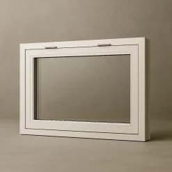 Överkantshängt Sveafönster Solid Aluminium 3-glas