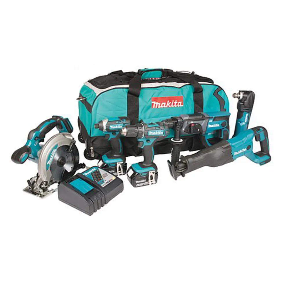 Verktygspaket Makita LXT DLX6038T 18V med Batteri