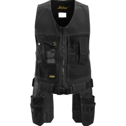 Verktygsväst, Snickers Workwear Canvas+Storlek: XS, Färg: Black/Black