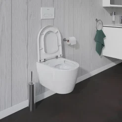 Vägghängd Toalettstol Duravit ME by Starck Rimless 253009 utan Toalettsits
