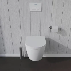 Vägghängd Toalettstol Duravit ME by Starck Rimless 253009 utan Toalettsits