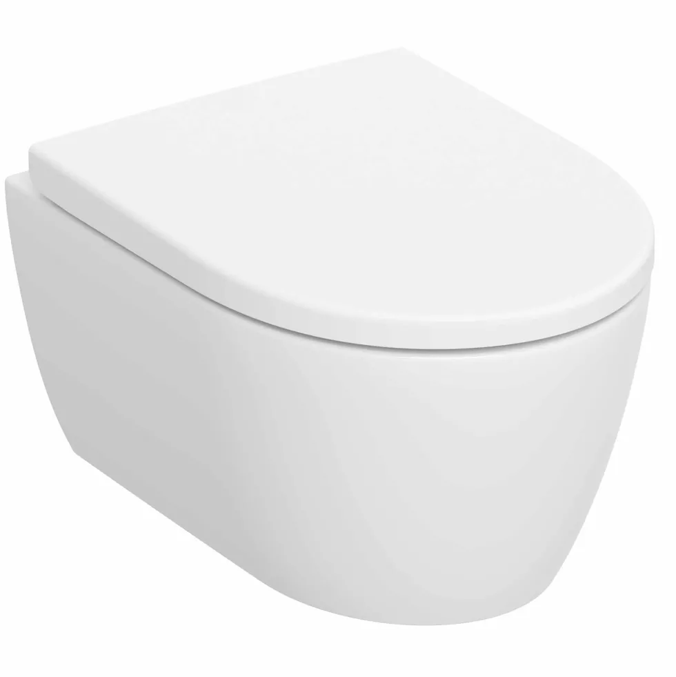 Vägghängd Toalettstol Geberit iCon Rimfree Turboflush Kompakt 503.049.JT.1
