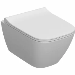 Vägghängd Toalettstol Geberit Smyle Square Rimfree Kompakt