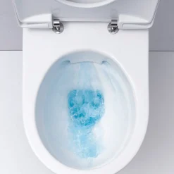 Vägghängd Toalettstol Geberit iCon Rimfree 3575 med Grohe Rapid SL 113 cm