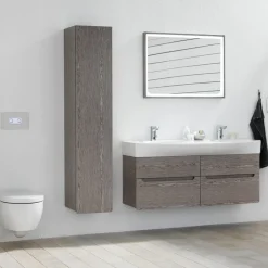 Vägghängd Toalettstol Geberit iCon Rimfree 3575 med Grohe Rapid SL 113 cm