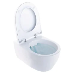 Vägghängd Toalettstol Geberit iCon Rimfree 3575 med Grohe Rapid SL 113 cm