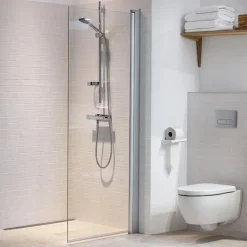 Vägghängd Toalettstol Geberit iCon Rimfree 3575 med Grohe Rapid SL 113 cm
