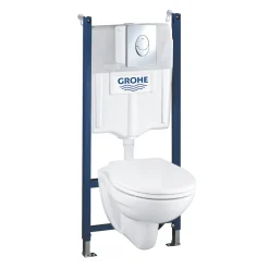 Vägghängd Toalettstol Grohe Solido SL Set 4in1 Komplett