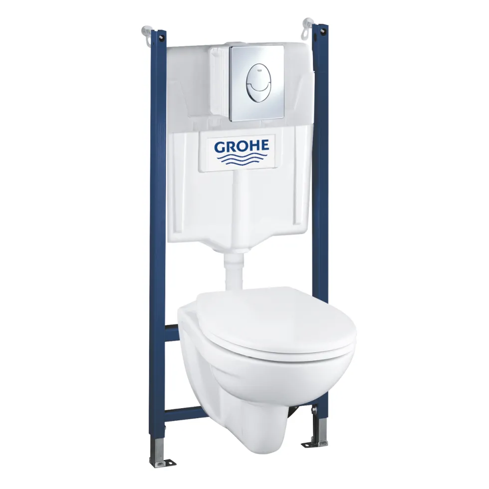 Vägghängd Toalettstol Grohe Solido SL Set 4in1 Komplett