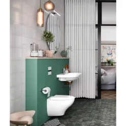 Vägghängd Toalettstol Gustavsberg Nautic 1530 Hygienic Flush