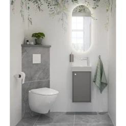 Vägghängd Toalettstol Gustavsberg Nautic 1530 Hygienic Flush
