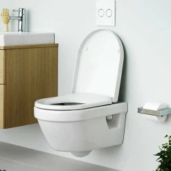 Vägghängd Toalettstol Gustavsberg Hygienic Flush 5G84