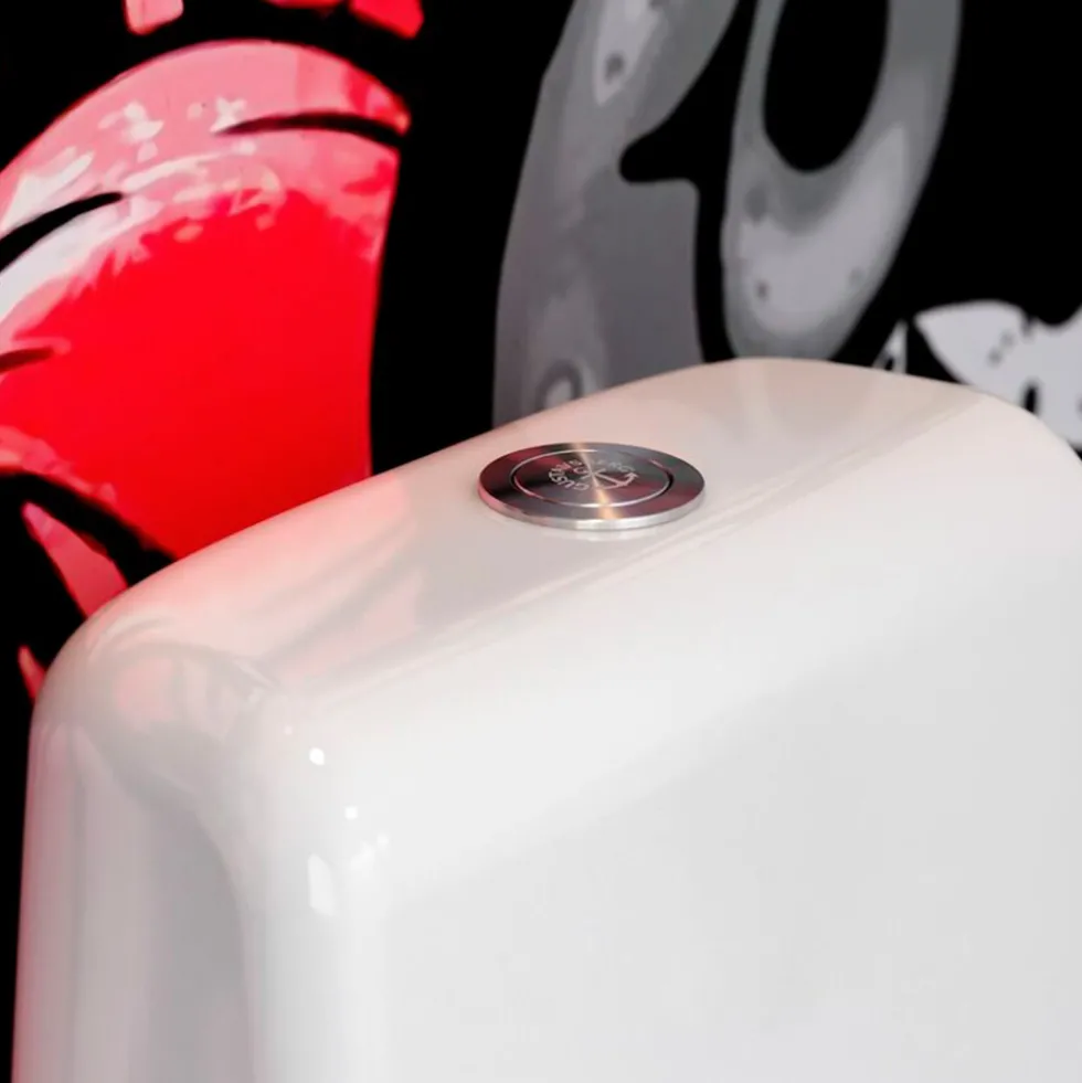Vägghängd Toalettstol Gustavsberg Public 6600 C+ Hygienic Flush