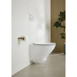 Vägghängd Toalettstol Ifö Spira Modern Rimfree