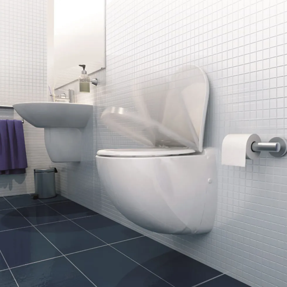 Vägghängd Toalettstol Saniflo Sanicompact Comfort Silence ECO+