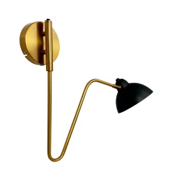 Vägglampa Dyberg Larsen Futura med Böjd Arm