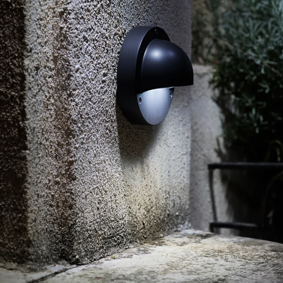 Vägglampa Gardenlights Deimos Vägg LED Varmvit Utbyggnad