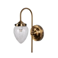 Vägglampa Globen Lighting Juni IP44 Slipad