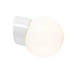 Vägglampa Ifö Electric Classic Glob 150 Blank Sned IP20 LED