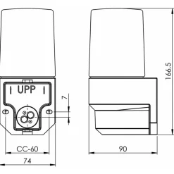 Vägglampa Ifö Electric Lampett 40W IP55