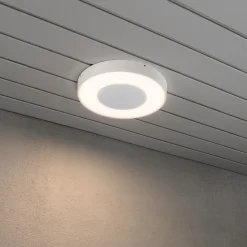 Vägglykta Gnosjö Konstsmide Carrara Rund LED med Fjärrkontroll