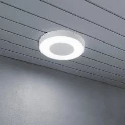 Vägglykta Gnosjö Konstsmide Carrara Rund LED med Fjärrkontroll